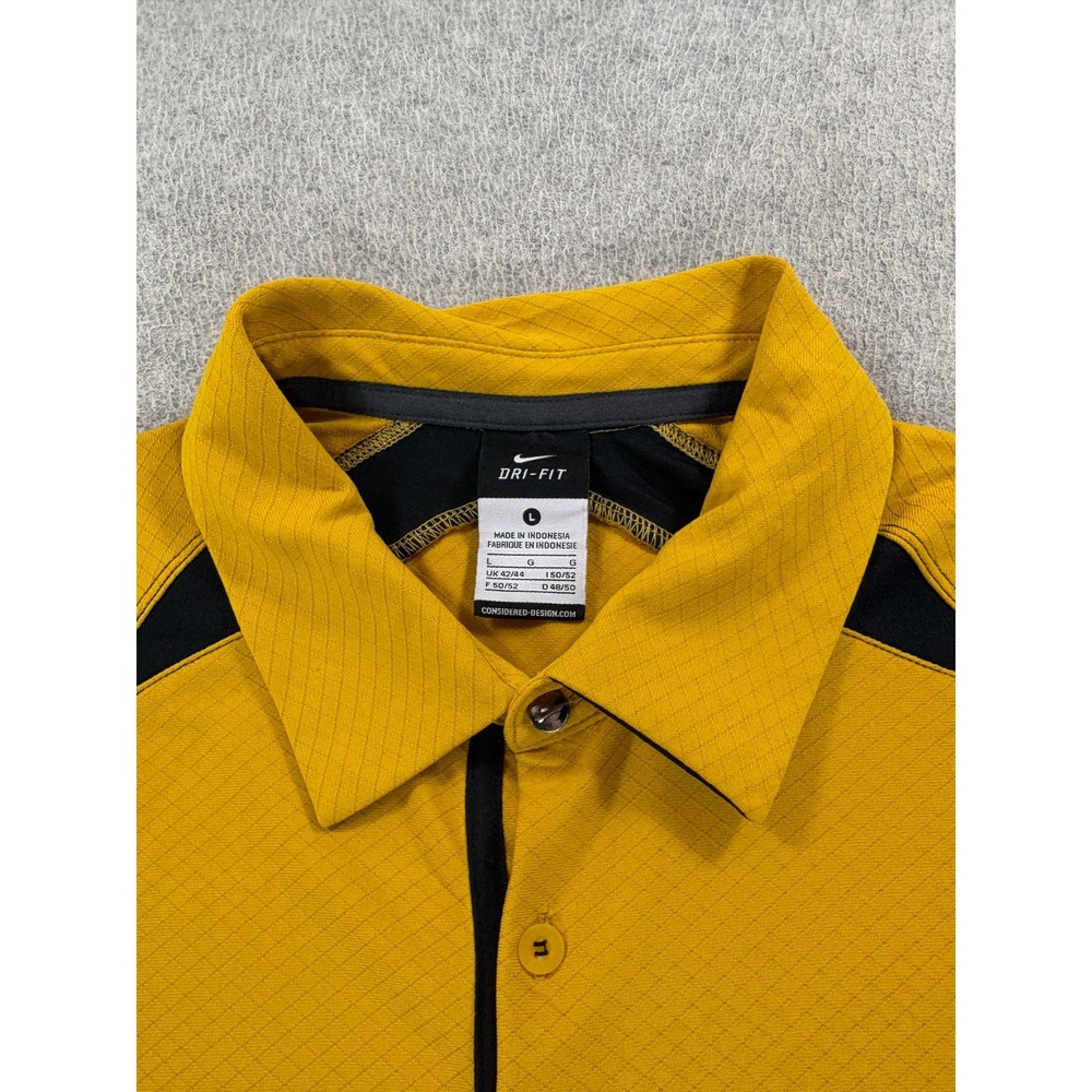 Missouri Tigers Nike Stitched Logo Short Sleeve Campus Polo Shirt (Men's Large) - Picture 3 of 11